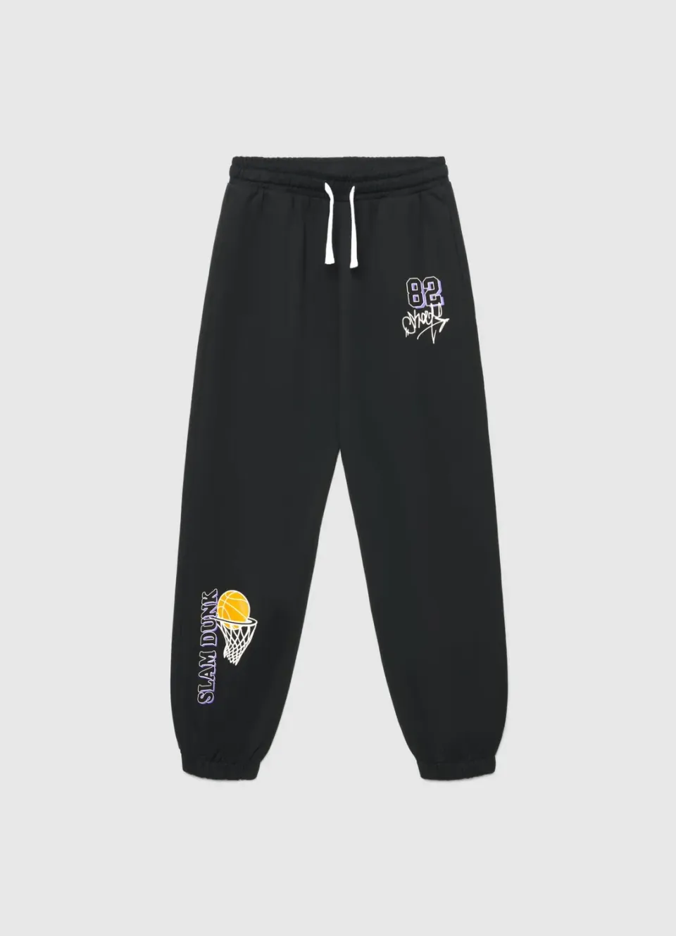 Calliope pantalon jogger garçon imprimé basket