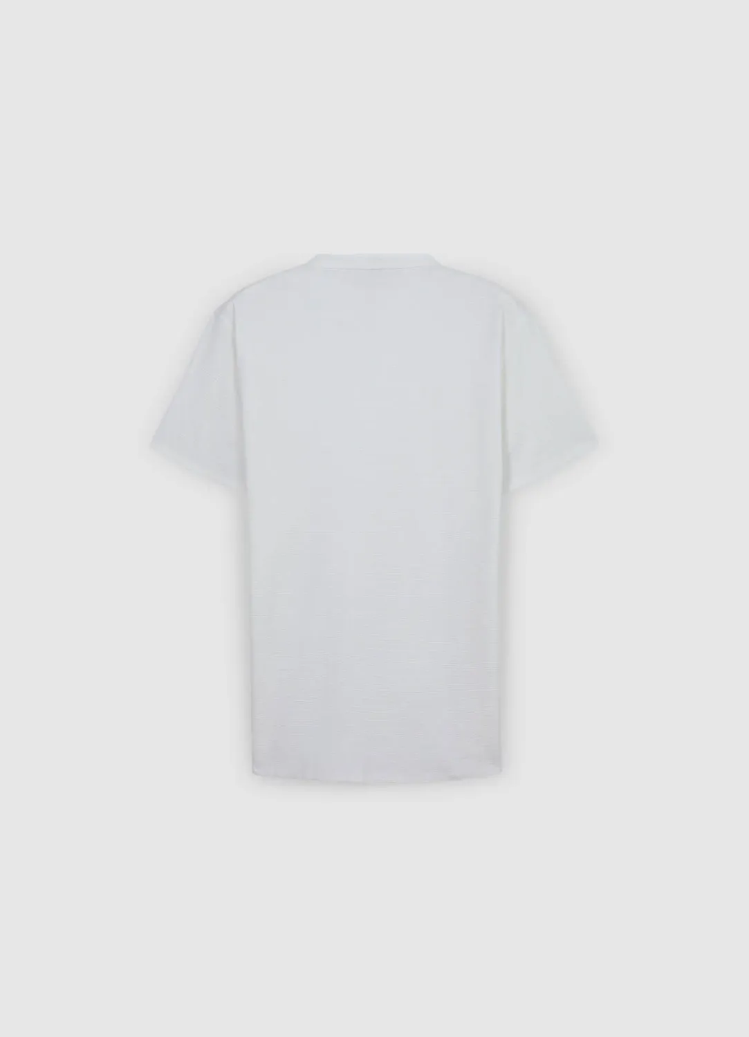 Calliope t-shirt col mao homme coton uni