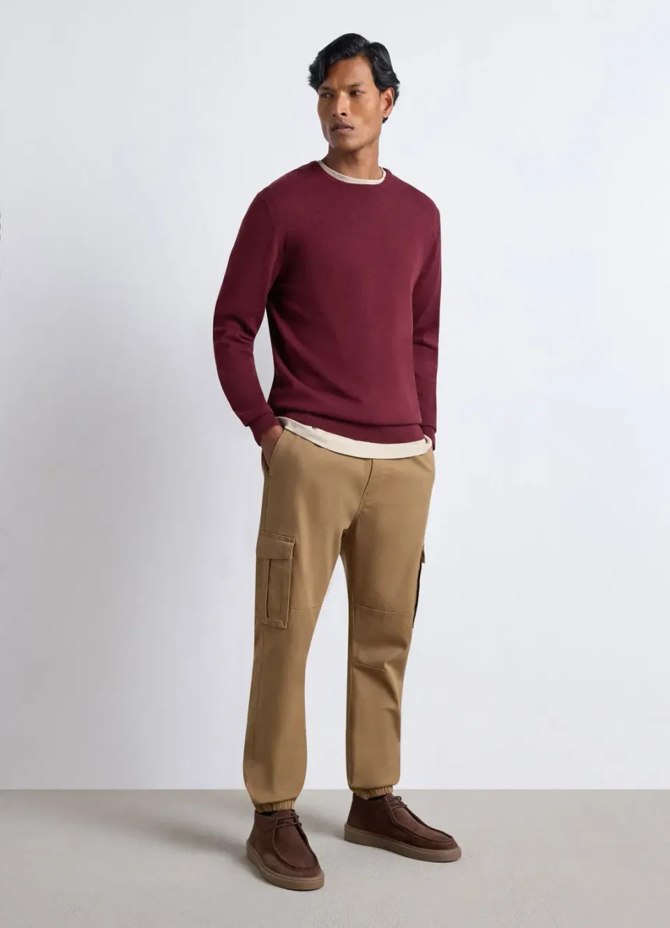 Calliope Girocollo Uni t-shirt homme col rond