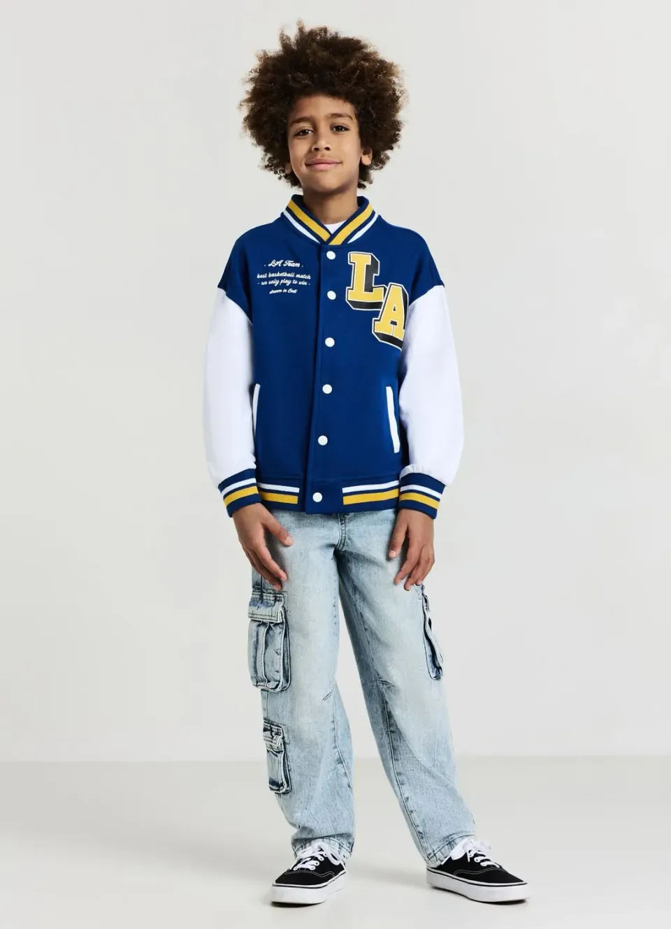 Calliope bomber college garçon imprimé