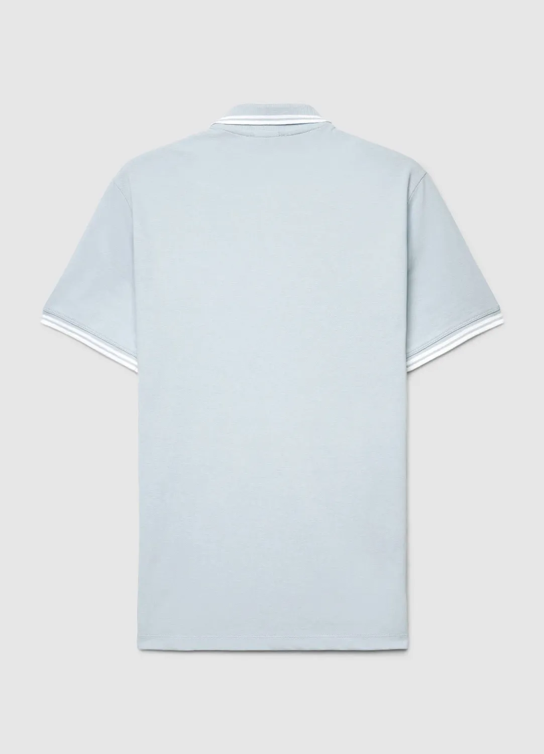 Calliope polo rayé homme col boutonné manches courtes