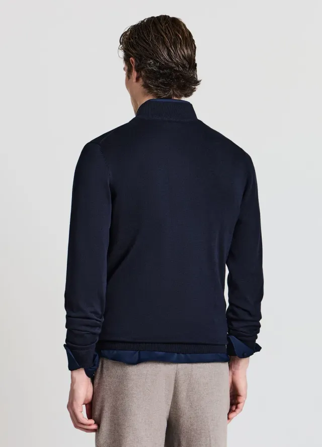 Calliope cardigan zip cardigan homme uni col cotele