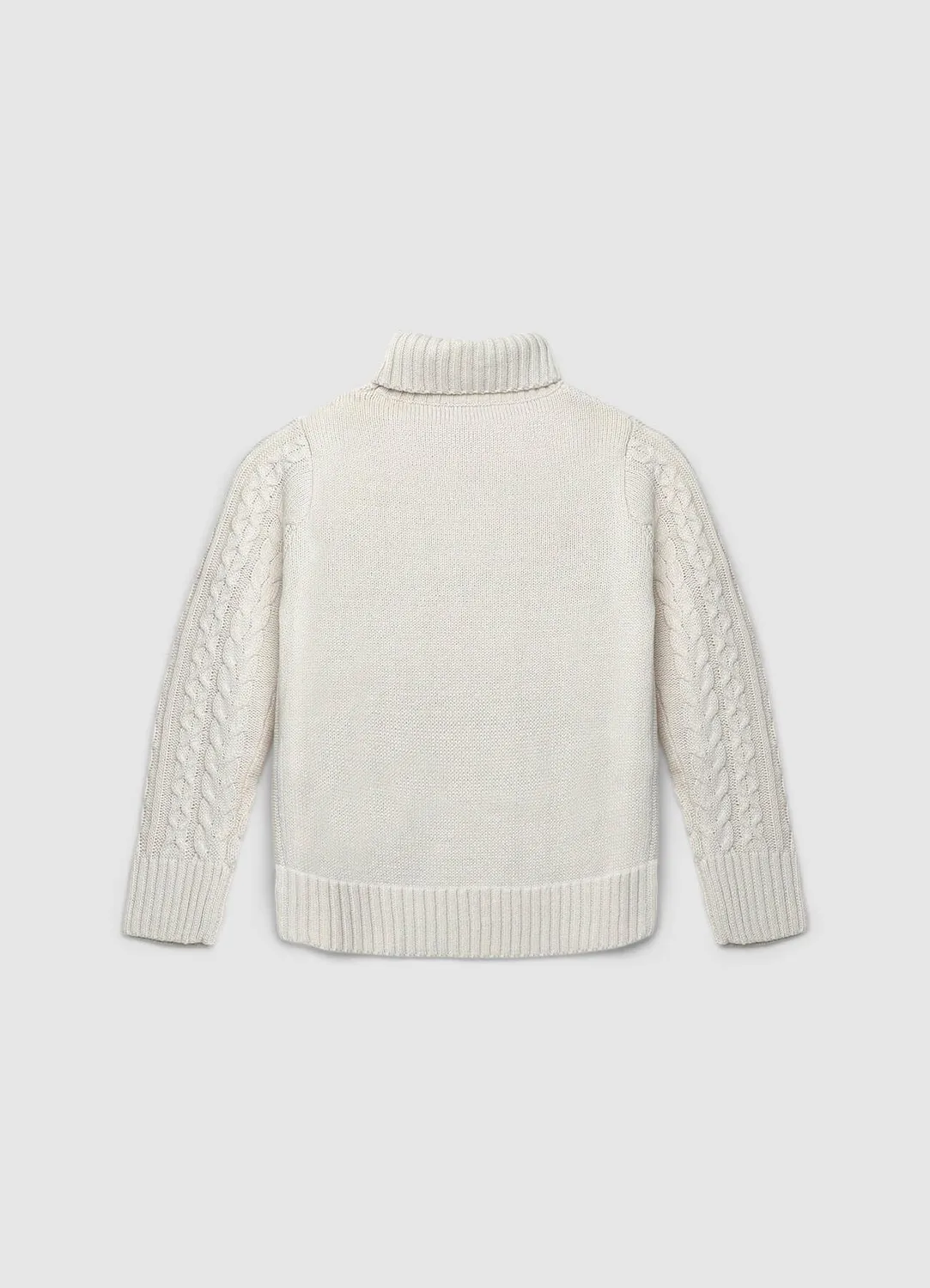 Calliope pull dolcevita garçon torsades