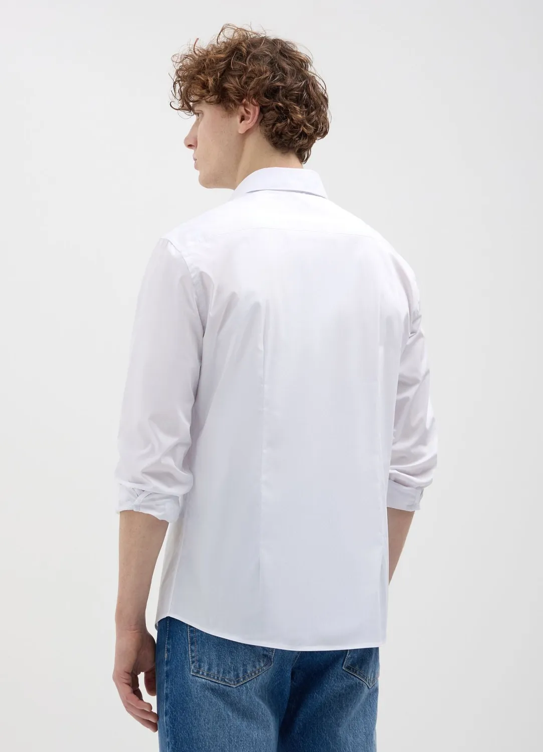 Calliope Chemise Homme Coton Stretch Unie