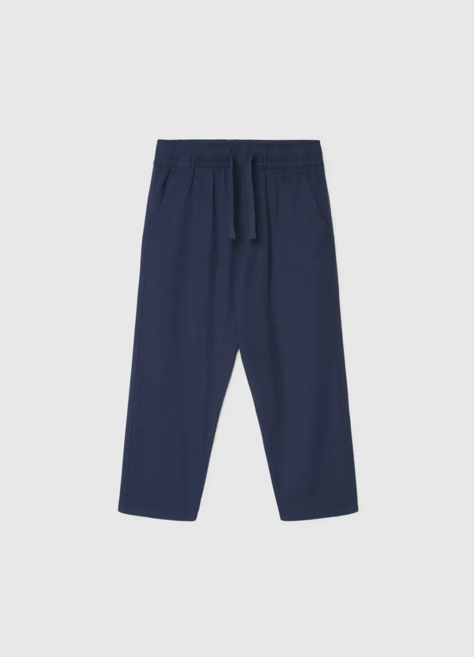 Calliope pantalon chino jogger lin garçon uni