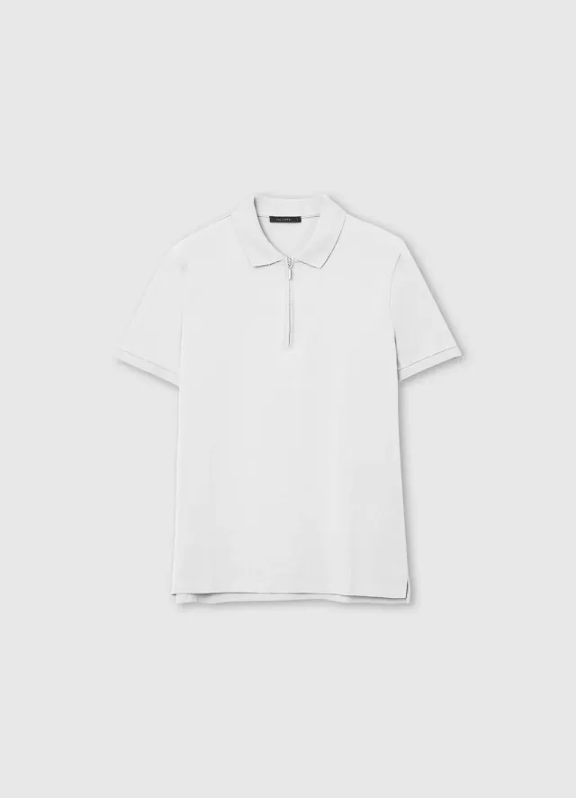 Calliope T-shirt polo half zip T-shirt homme coton