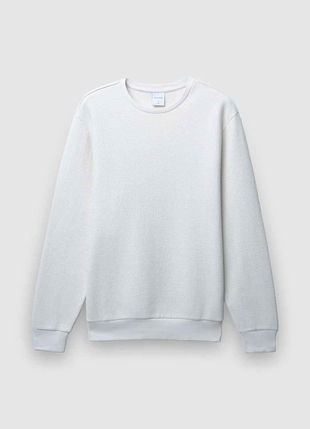 Calliope sweat col rond homme relief