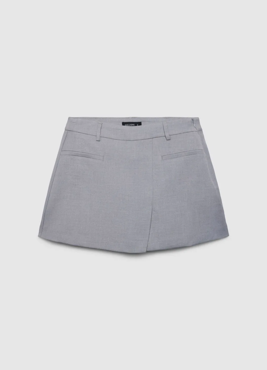 Calliope Jupe-culotte poches passepoilées femme unie bureau