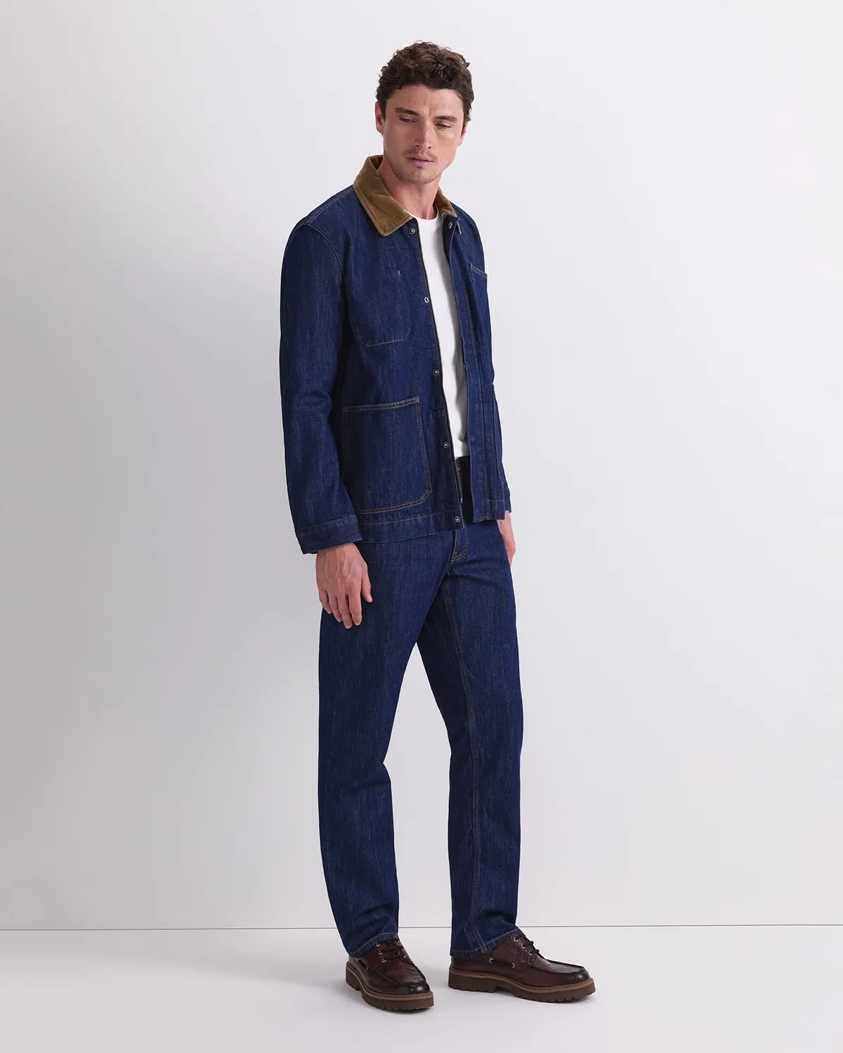 Sportscraft Denim Chore veste jean indigo homme