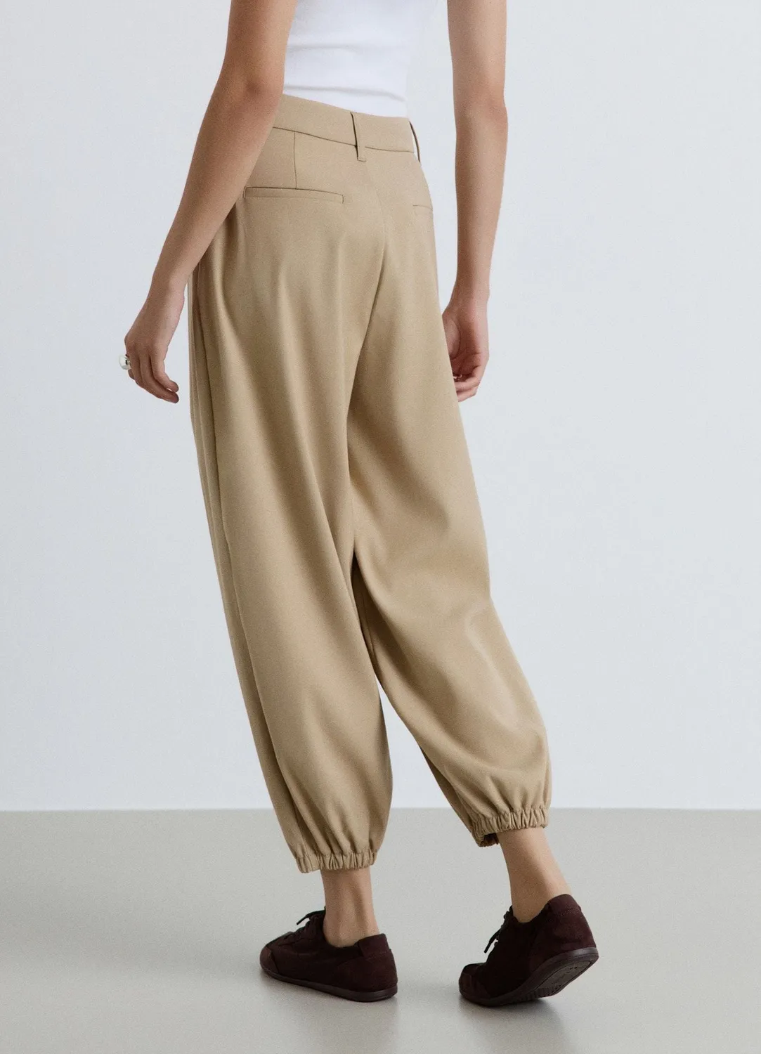 Calliope pantalon droit taille haute femme