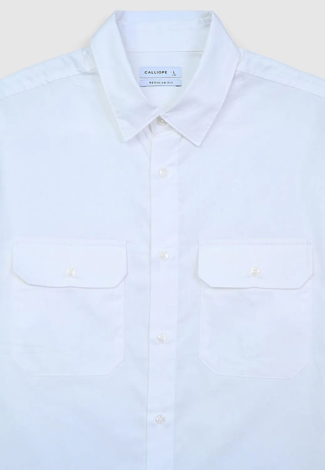 Calliope chemise poches homme coton regular