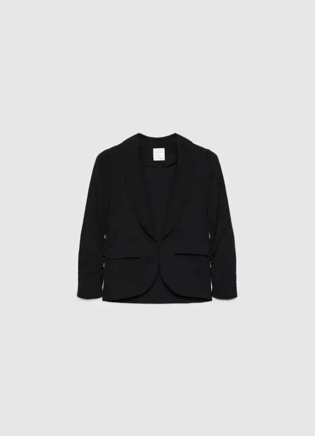 Calliope veste scuba fille revers poches rabat