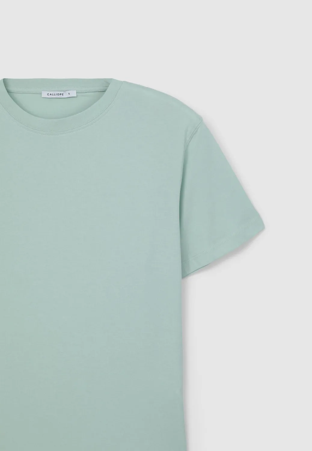 Calliope t-shirt femme col rond uni coton regular