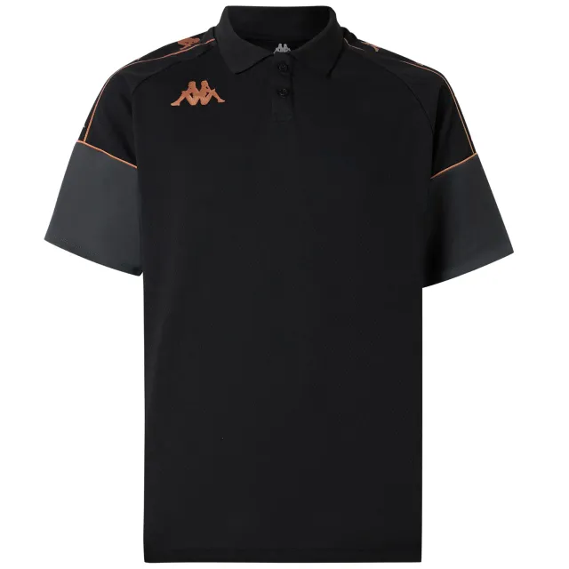 Kappa Banda Miolo polo noir homme mesh