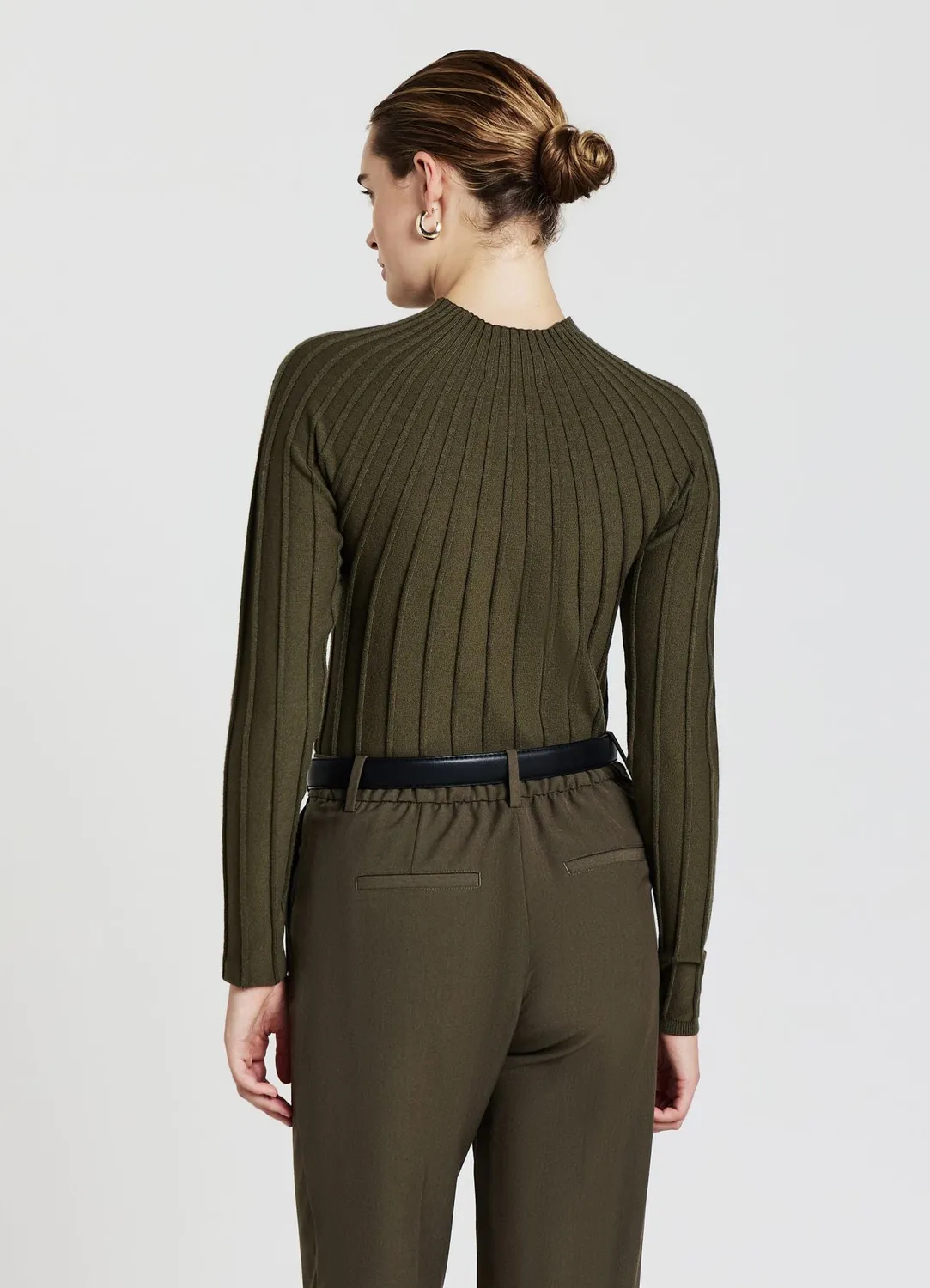 Calliope Maille Côtes Col Rond Femme S