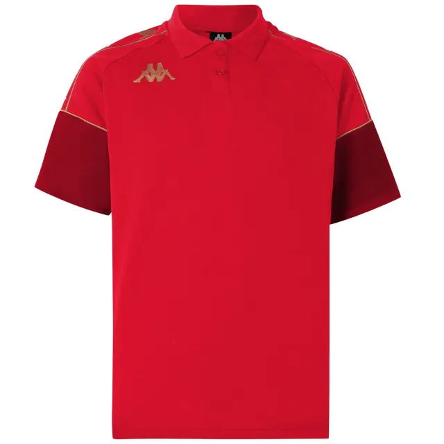 Kappa Miolo polo rouge homme slim mesh