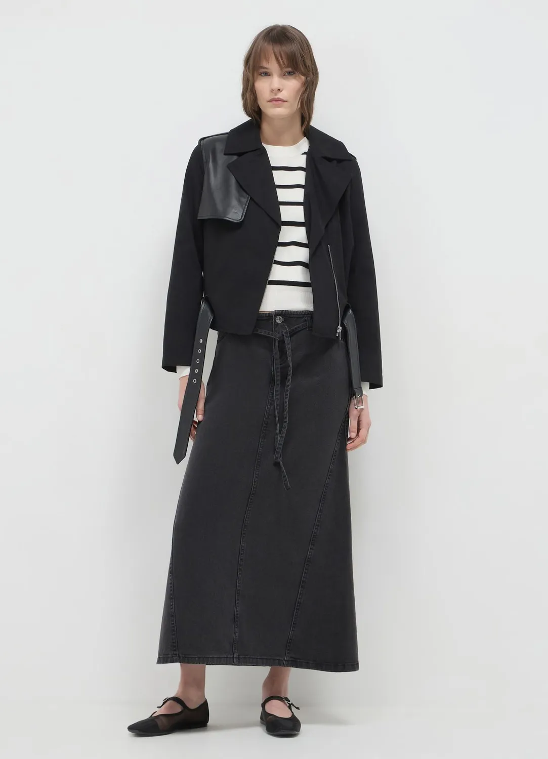 Calliope Jupe évasée denim femme