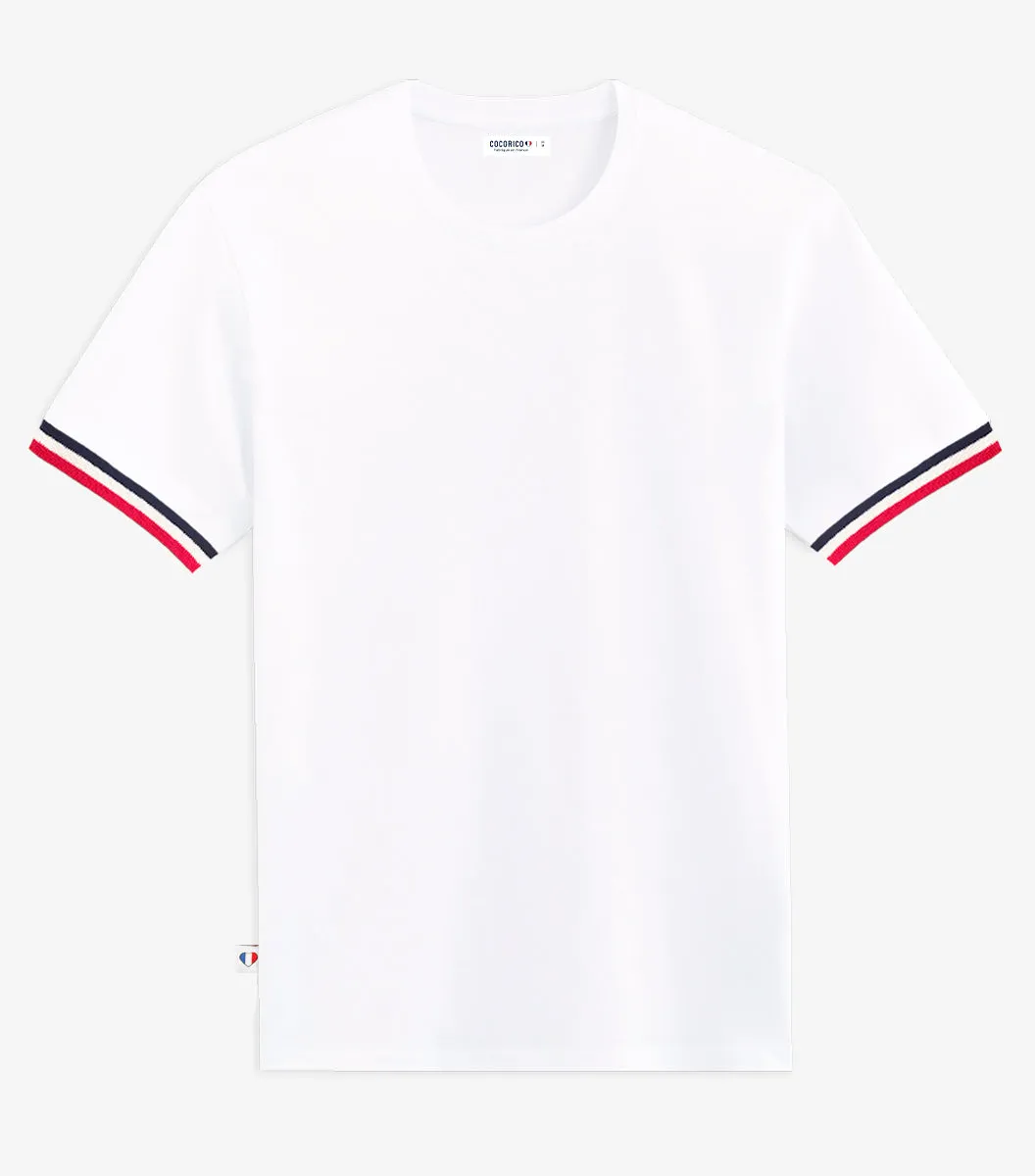 Cocorico Supporter Intemporel t-shirt homme blanc 100% coton