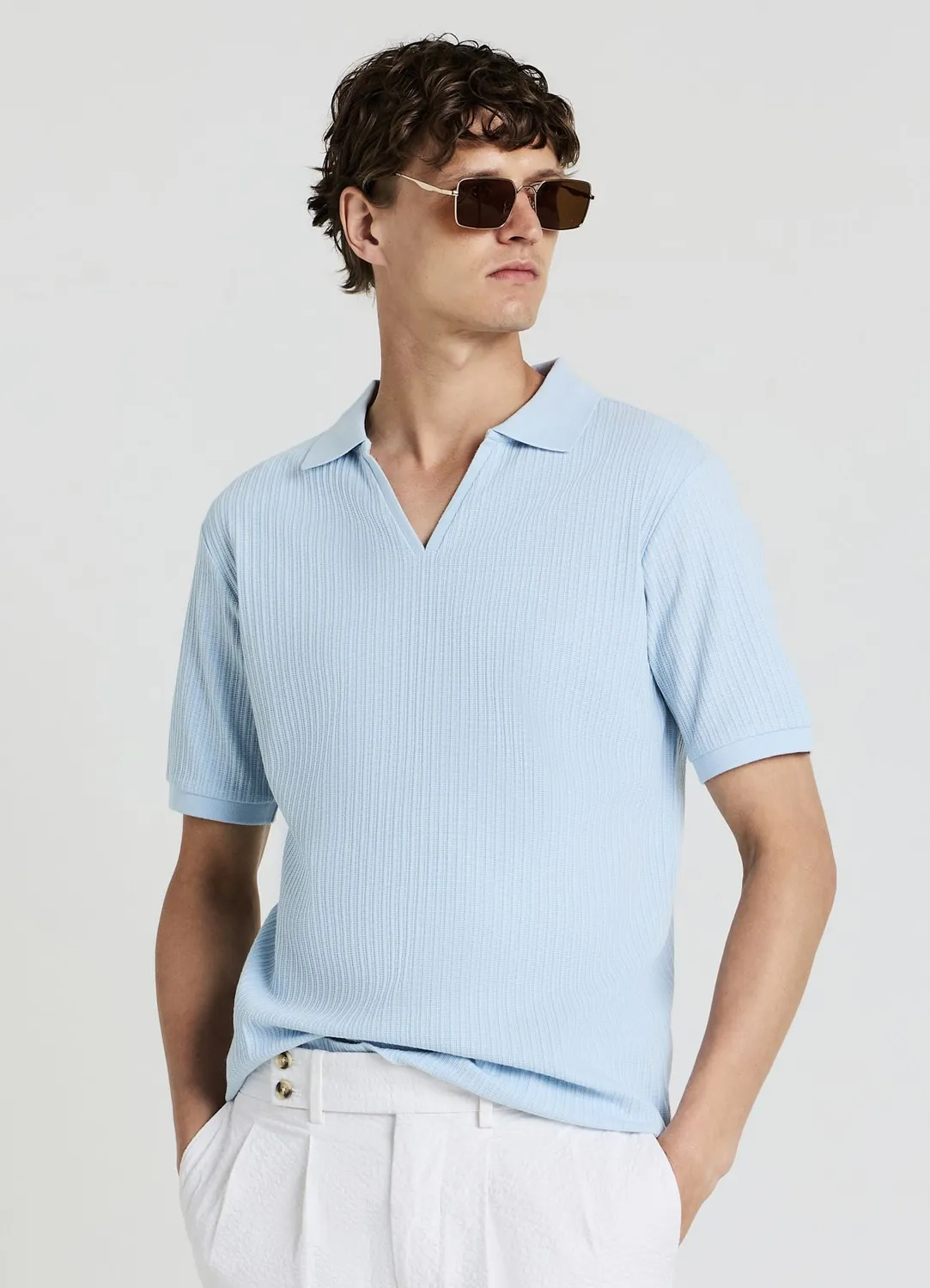 Calliope Polo t-shirt homme uni