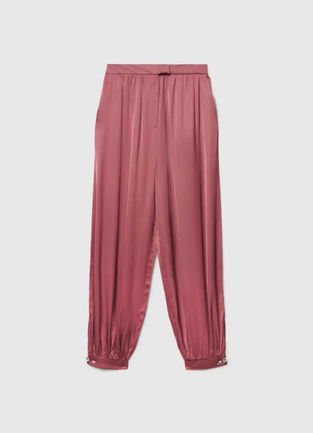 Calliope pantalon harem satin femme taille S