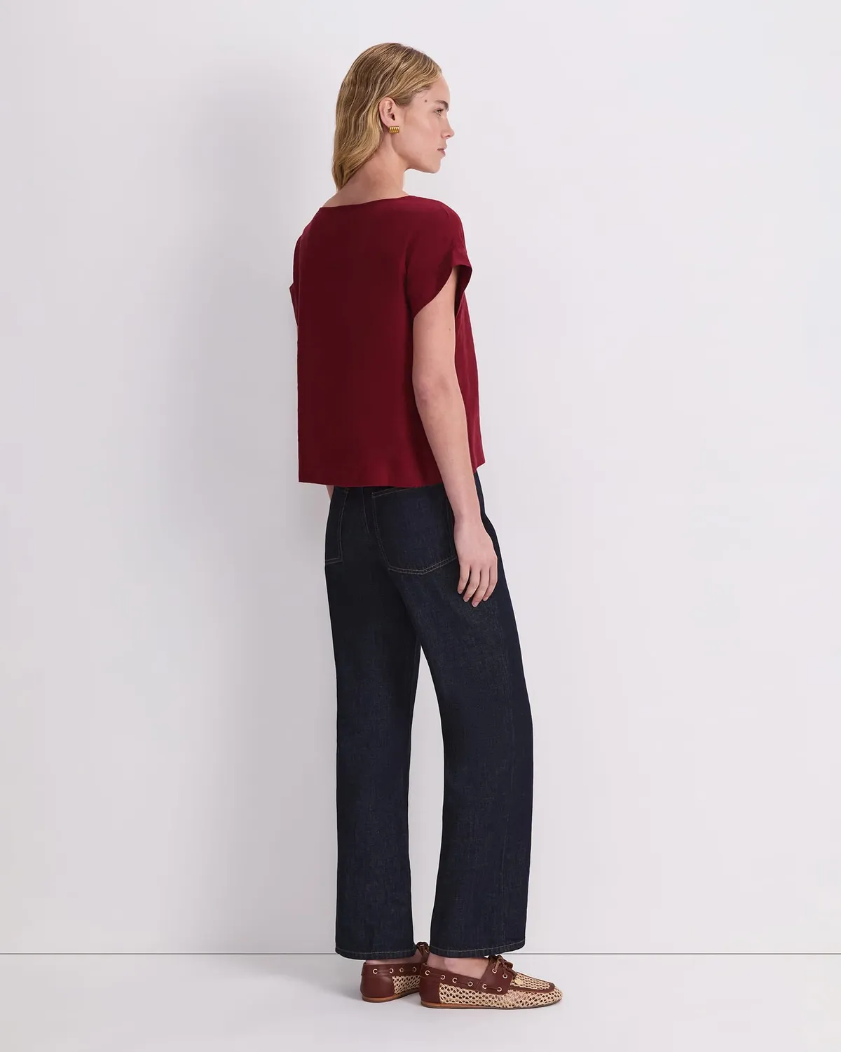 SportsCraft Dahlia top femme lin col bateau
