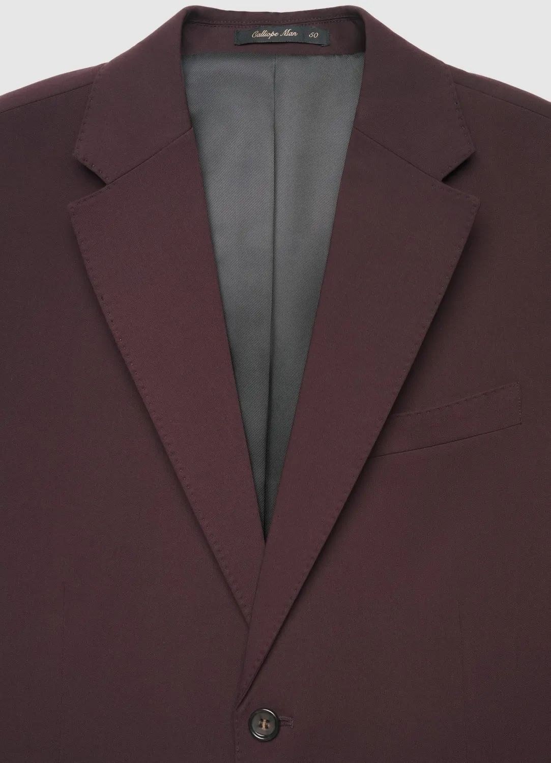 Calliope veste blazer homme deux boutons coupe regular