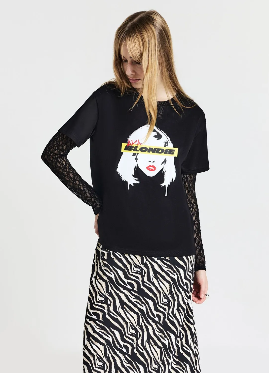 Calliope Blondie t-shirt femme coton imprimé