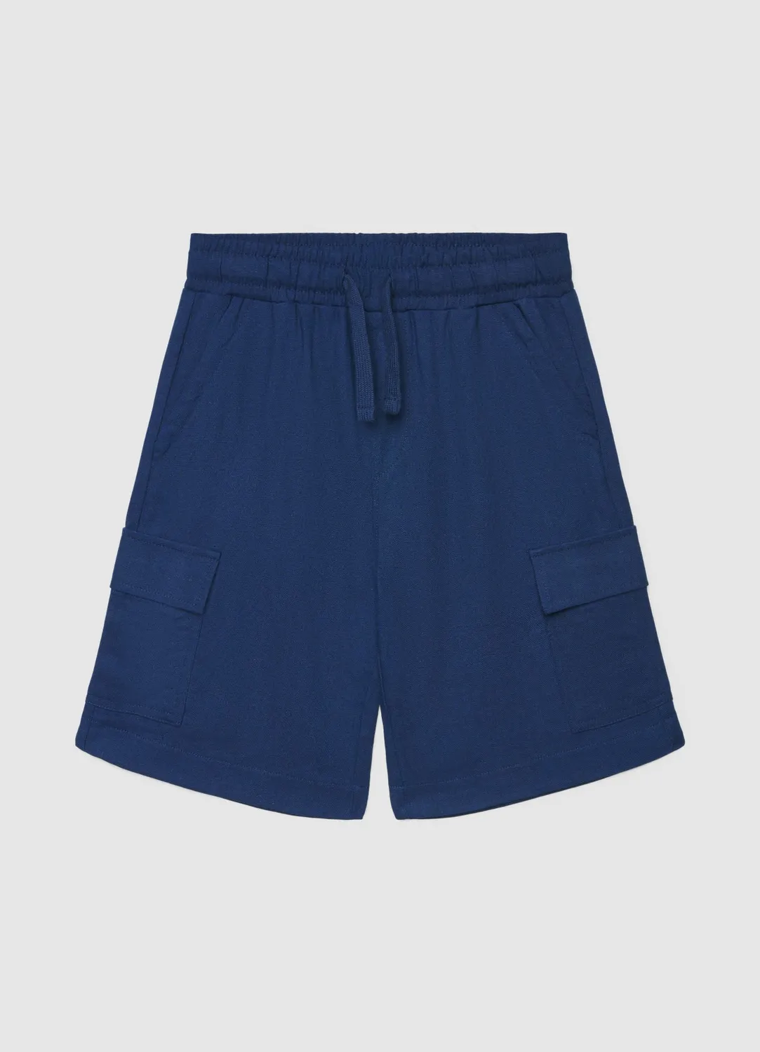 Calliope short cargo garçon lin avec poches