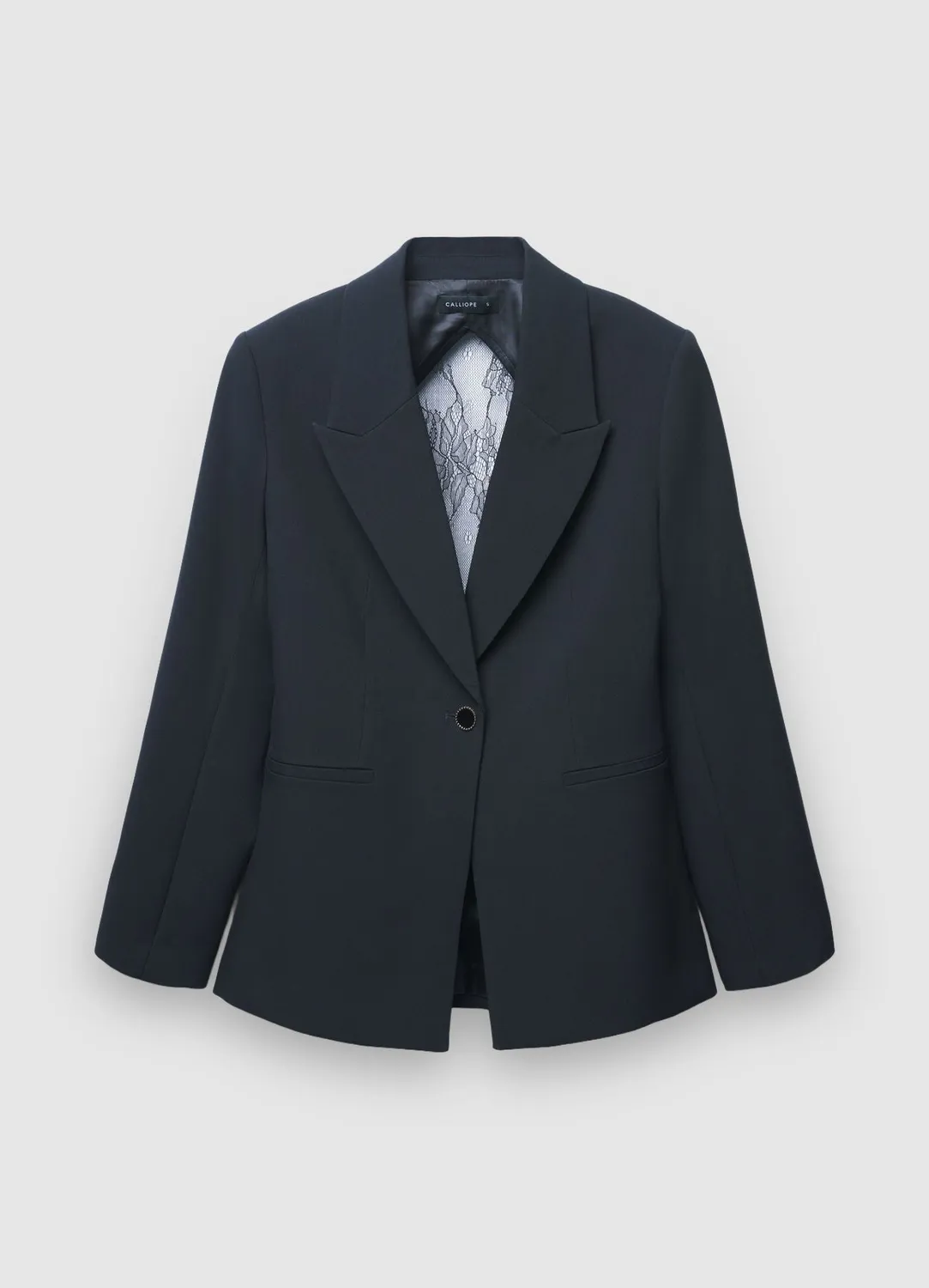 Calliope veste tailleur dentelle dos femme