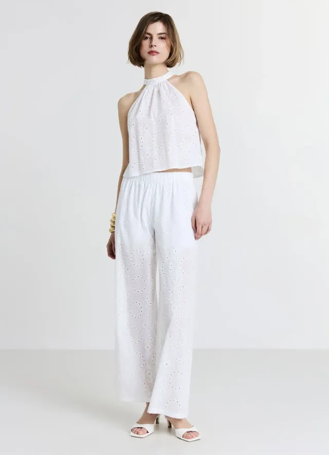 Calliope top broderie anglaise coton femme