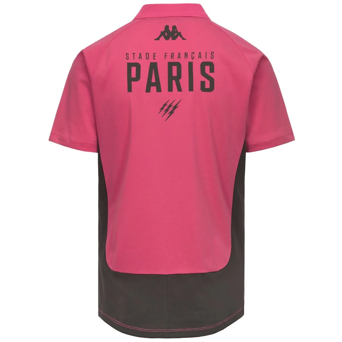 Kappa Stade Français Paris Mindatti 2 polo rose homme recyclé