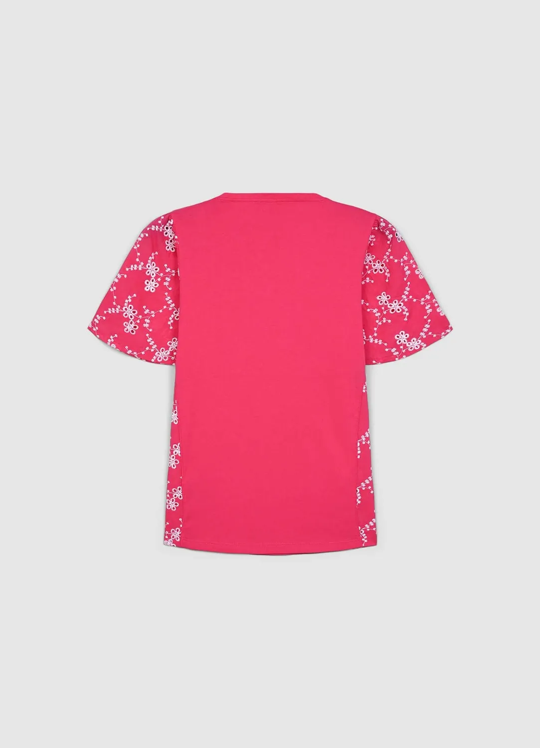 Calliope t-shirt broderie anglaise femme coton