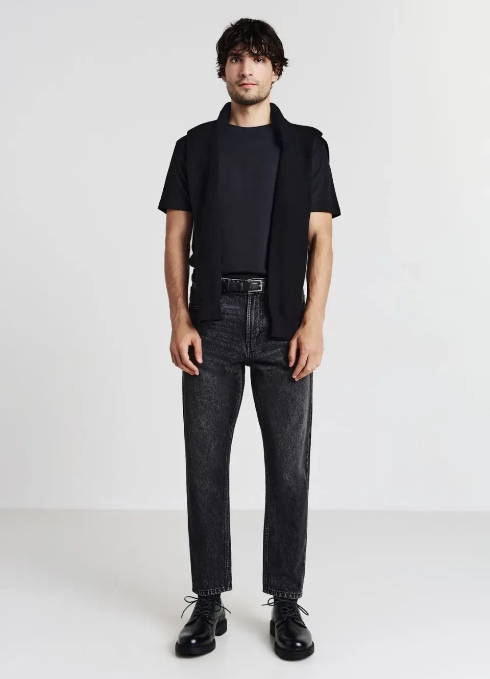 Calliope t-shirt col rond coton homme uni