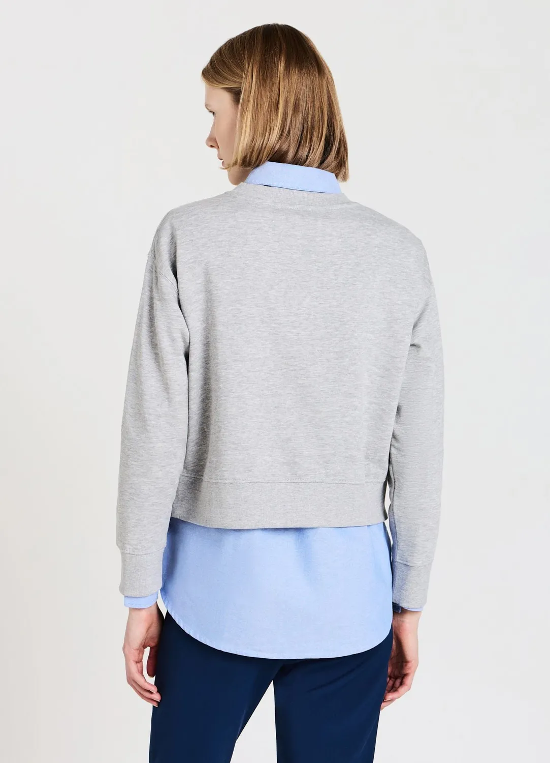Calliope sweat femme col rond imprimé artistique