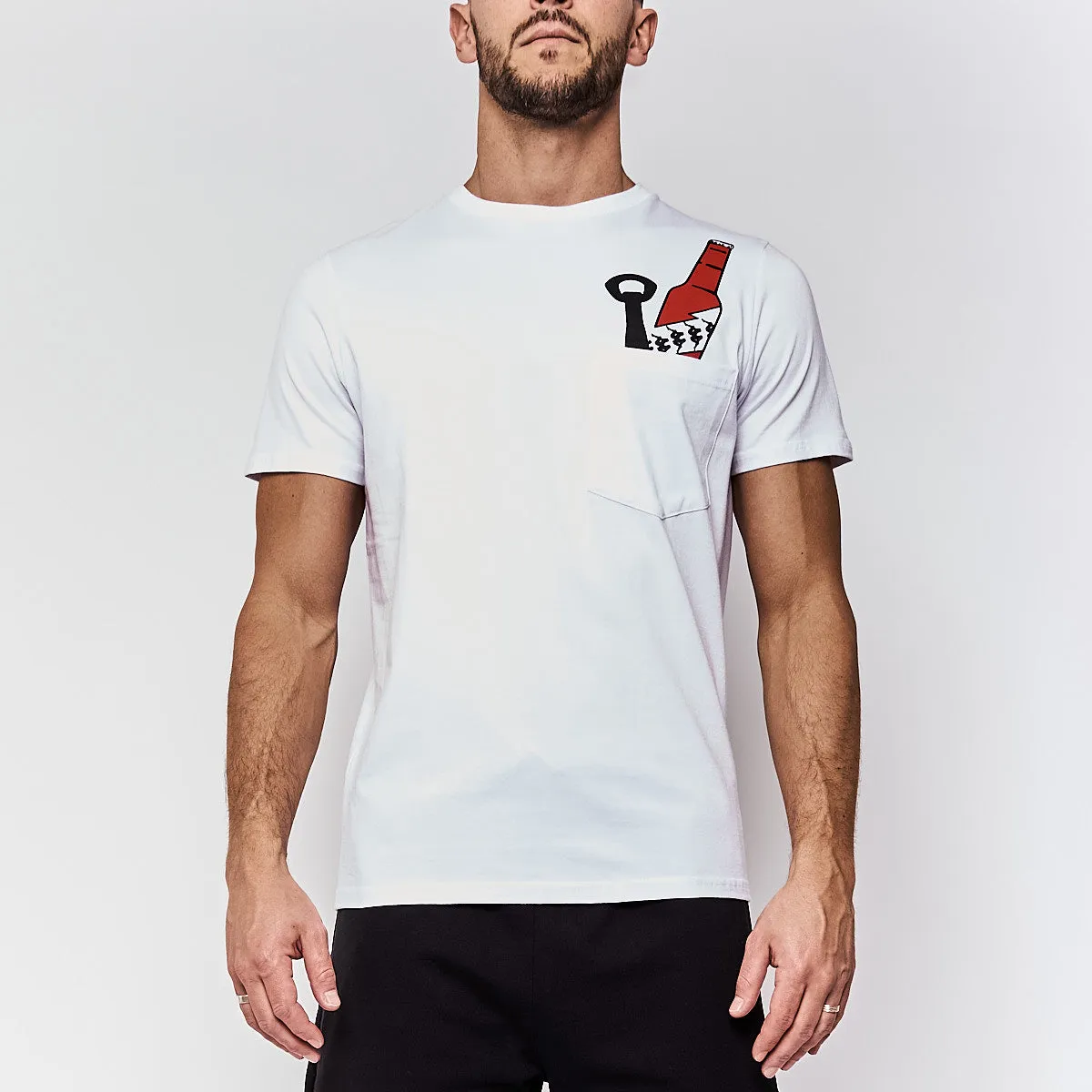 Kappa Bredy Authentic t-shirt blanc unisexe coton