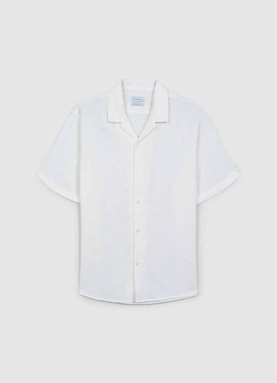 Calliope chemise bowling homme jacquard coton