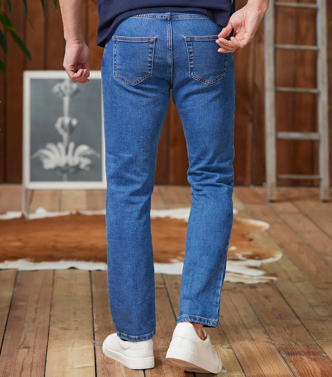 Cocorico Regular Jean Homme Bleu Clair denim stretch