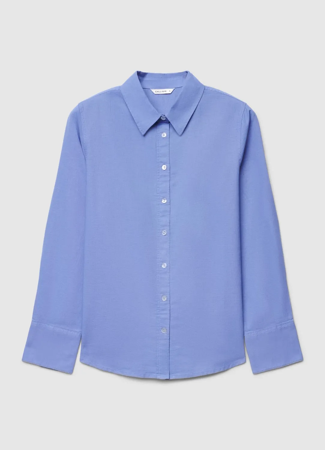 Calliope chemise femme unie mélange lin
