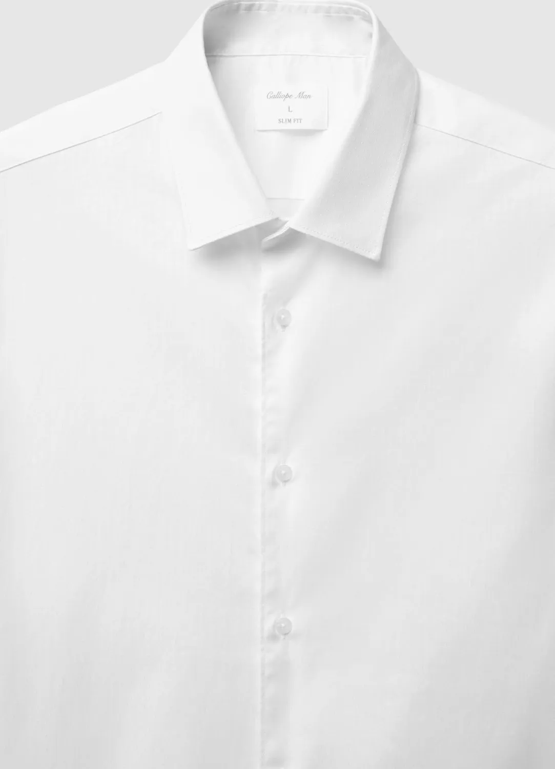 Calliope chemise point dépingle coton homme regular