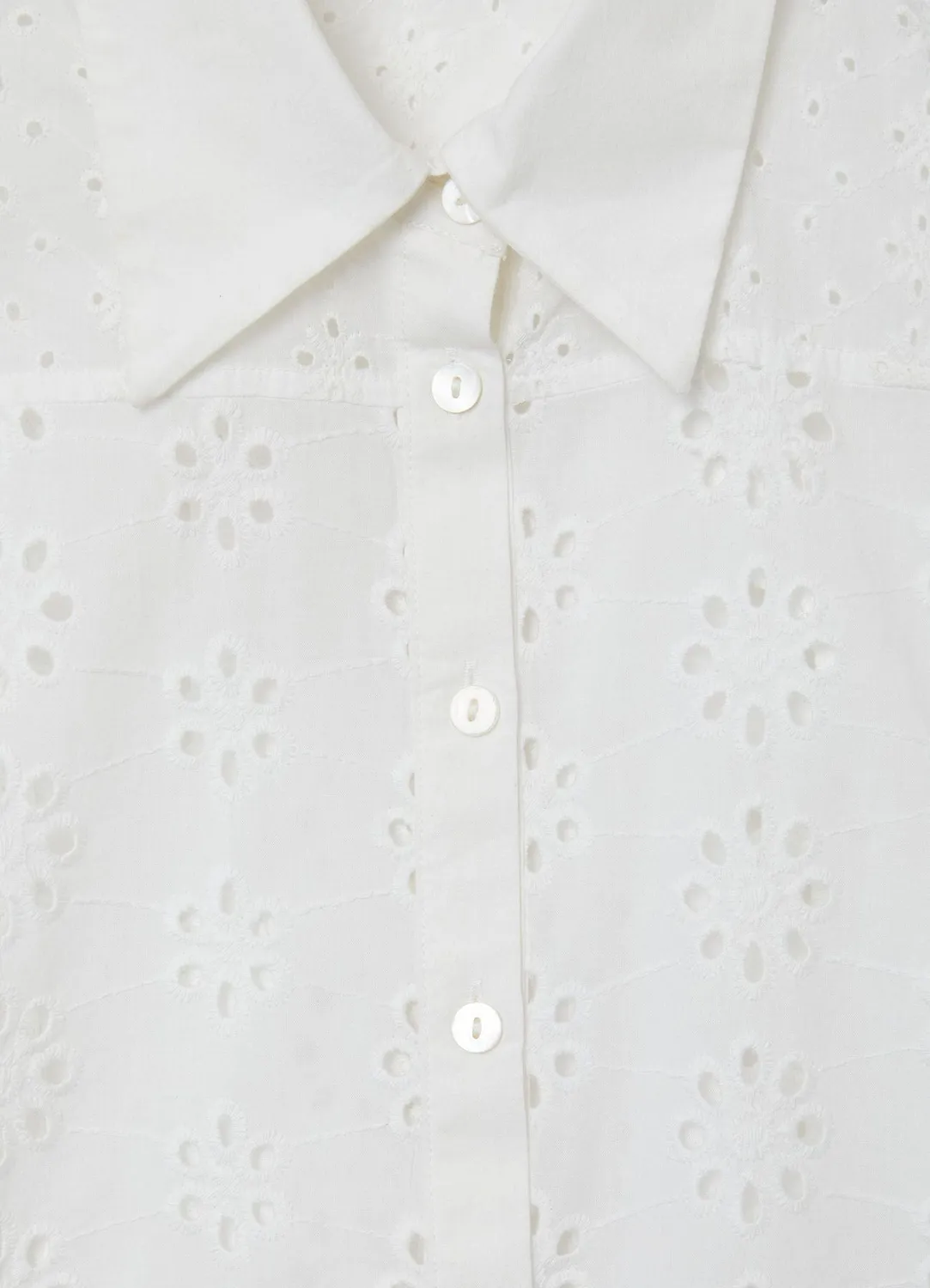 Calliope blouse sans manches broderie femme