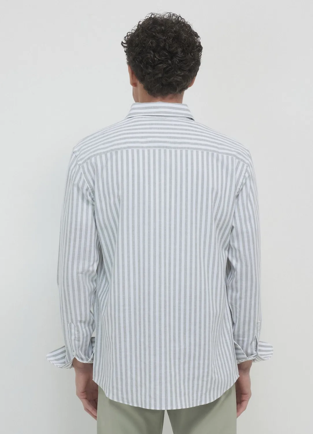 Calliope chemise rayée homme manches longues