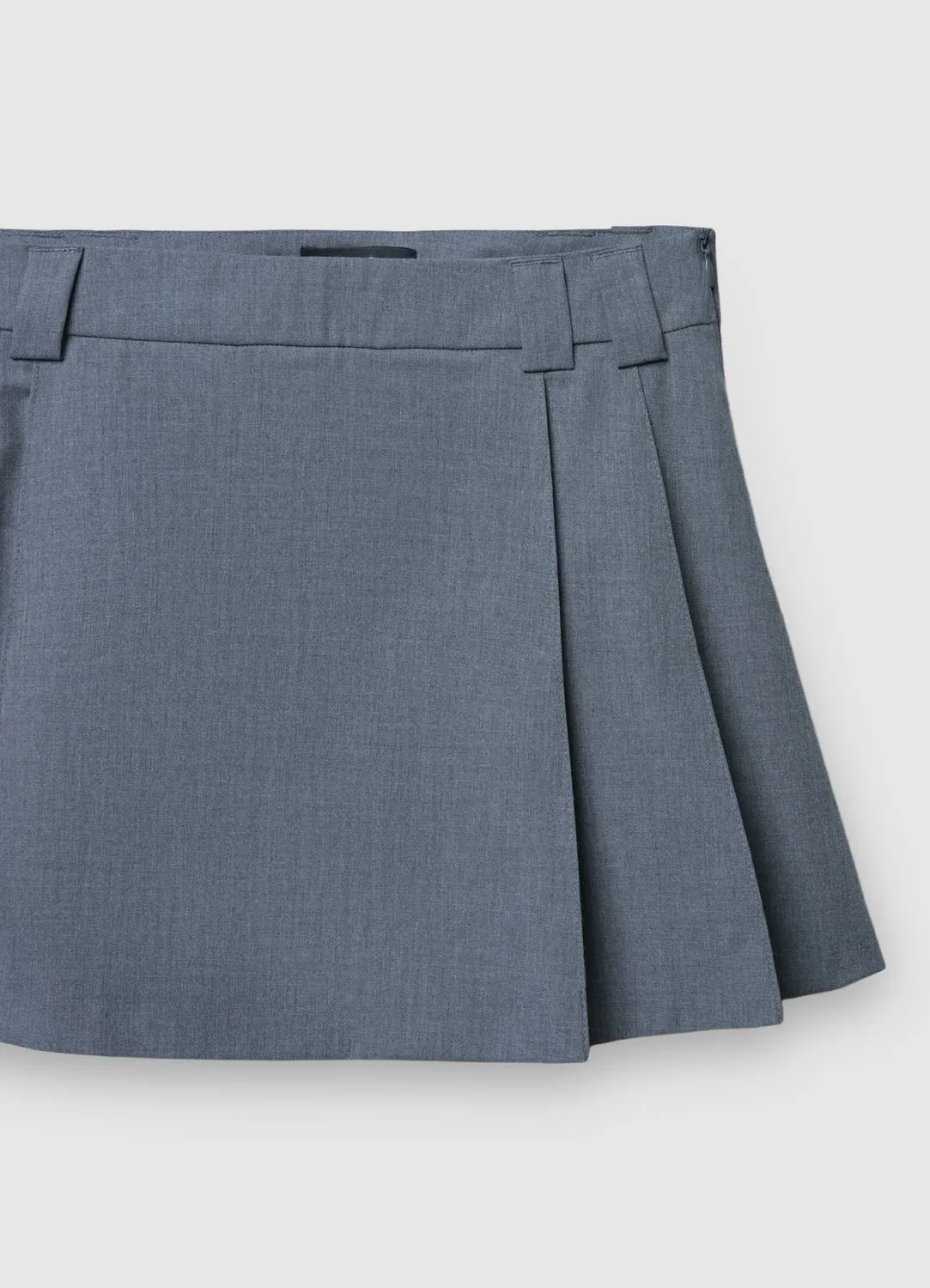 Calliope jupe-culotte plissée zip latéral femme