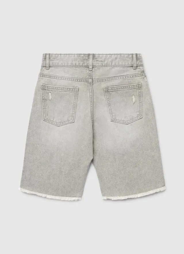 Calliope short jean garçon déchiré 5 poches