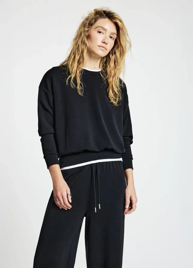 Calliope sweat col rond uni femme taille S