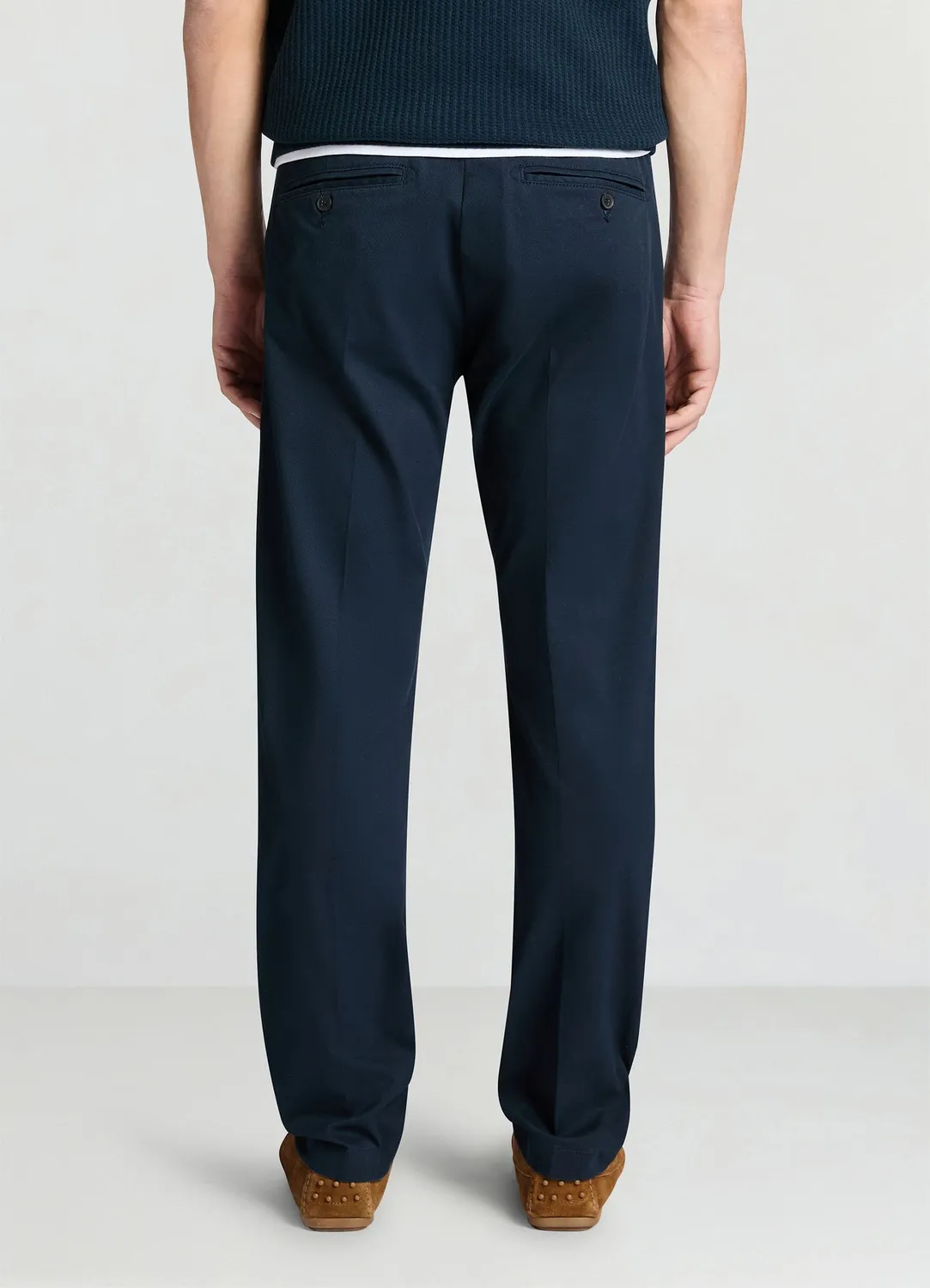 Calliope pantalon chino homme regular uni bouton