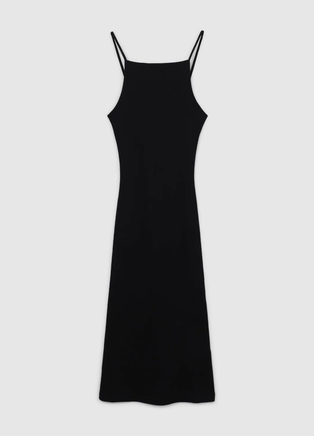 Calliope robe longue femme côtelée bretelles fines