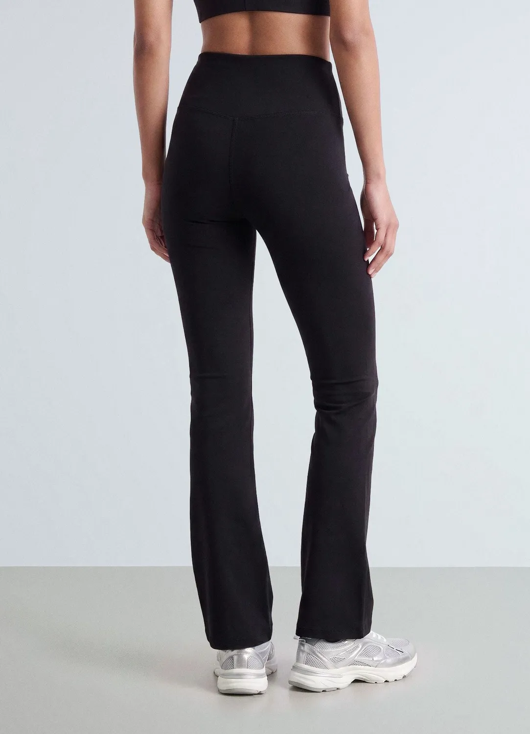 Calliope legging taille haute femme évasé uni