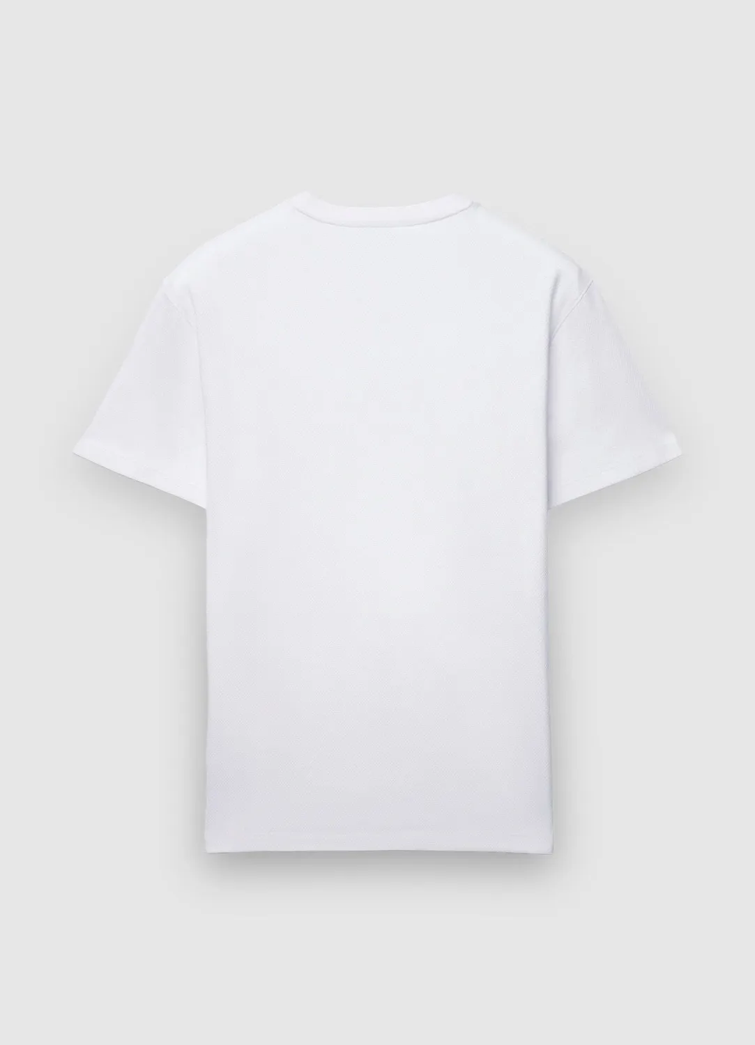 Calliope T-shirt piqué homme col rond uni