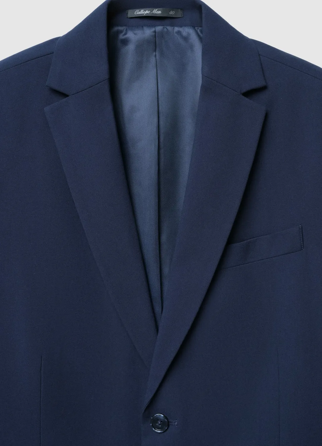 Calliope veste monopetto 2 boutons homme