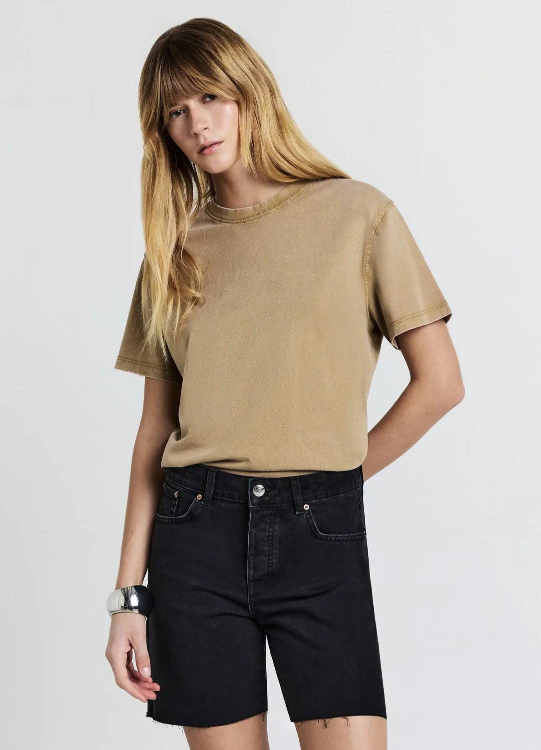 Calliope bermuda coton femme uni coupe regular